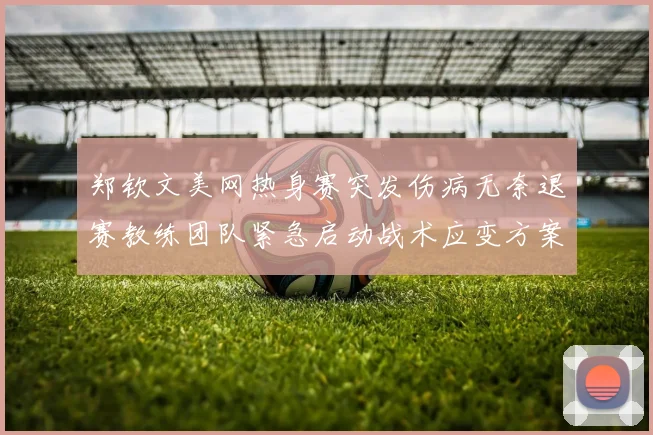 郑钦文美网热身赛突发伤病无奈退赛教练团队紧急启动战术应变方案